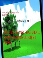 máy điện_TÌM HIỂU VỀ MÁY PHÁT ĐIỆN 1 CHIỀU VÀ ĐỘNG CƠ ĐIỆN 1 CHIỀU.