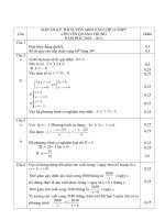 đáp án toán chung chuyên QT 2010
