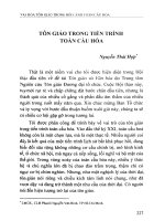 Tôn giáo trong tiến trình toàn cầu hóa