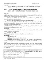 BÀI 1:SỰ HÌNH THÀNH VÀ PHÁT TRIỂN CỦA XÃ HỘI PHONG KIẾN...