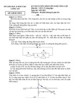 Đề thi tuyển sinh lớp 10 tỉnh Long An năm học 2012 - 2013 môn Vật lý (Hệ công lập - Đề 1)