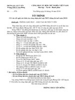 Tờ trình phổ cập