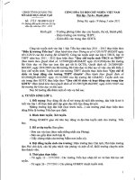 Tuyển sinh các lớp đầu cấp năm 2011 2012