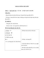 Giáo án tiếng việt 5 tuần 19 bài luyện tập tả người 