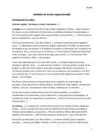 Bài luận mẫu B2  ARGUMENTATIF