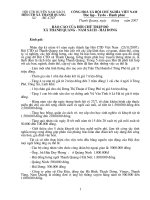 Báo cáo Hội chữ thập đỏ