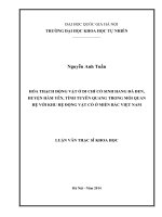 Hóa thạch động vật ở di chỉ cổ sinh hang đá đen, huyện hàm yên, tỉnh tuyên quang trong mối quan hệ với khu hệ động vật cổ ở miền bắc việt nam