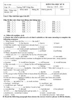 bai kt hoc ky 2 tieng anh 10 (le van duc thpt hiep duc, qn)