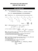 DE  THI CUA BO GD  Toan THCS Nam  2004