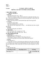 CA DAO – DÂN CA tiết 9 (G. án của Đoàn Thị Hằng)