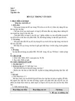 BỐ CỤC TRONG VĂN BẢN (G. án của Đoàn Thị Hằng)