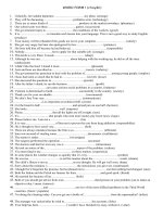 Word Form thi tuyen vao lop chuyen + Key