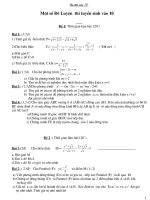 MỘT SỐ ĐỀ THI VÀO LỚP 10