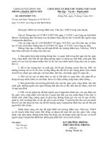 công văn 180 về việc thong báo số 33/CAT....