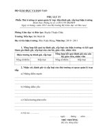 PHỤ LỤC 4 (Kèm theo TT 14/2011/TT BGDĐT)