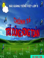 Bài giảng tiếng việt 5 tuần 21 bài trí dũng song toàn 5 