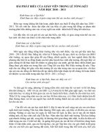 BÀI PHÁT BIỂU GV LỄ TỔNG KẾT NĂM HỌC 2010 2011