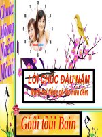 LỜI CHÚC ĐẦU NĂM