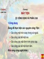 Bài Giảng Máy Công Cụ 2