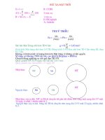 BỨC XẠ MẶT TRỜI, THỦY TRIỀU