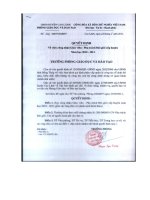 QĐ khen thưởng GV PTĐ giỏi huyện Cao Lãnh 2011