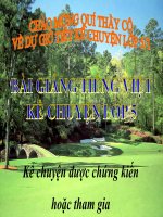 bài giảng tiếng việt 5 tuần 21 bài kể chuyện đã được chứng kiến hoặc tham gia6 