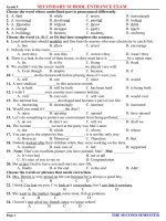 Bộ đề thi vào 10(Có đ/a)(11 12)