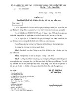 THÔNG TƯ Ban hành Điều lệ hội thi giáo viên dạy giỏi cấp học mầm non