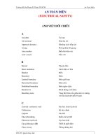 Tiếng anh trong an toàn điện