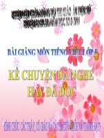 Bài giảng tiếng việt 5 tuần 20 bài kể chuyện đã nghe đã đọc6 