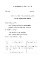 Giáo án tiếng việt 5 tuần 20 bài cánh cam lạc mẹ 