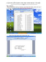 Cách trộn thư đơn giản