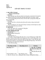 LIÊN KẾT TRONG VĂN BẢN (G.án của Đoàn Thị Hằng)