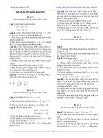 ĐỀ THI VÀO LỚP 10 CỦA TỈNH HẢI DƯƠNG TỪ NĂM 1998   2010