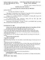 Hướng dẫn xét thi đua 10 11