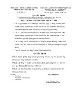 Quyết định thành lập hđ tự đánh giá