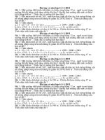 Bài tập về nhà dành cho học sinh khá giỏi lớp 4( Toàn )