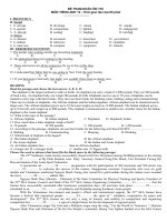 De thi thu tot nghiep tieng anh 12