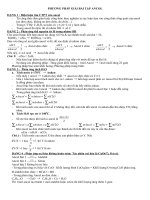 Phương pháp giải toán ancol phenol