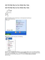 Kết nối máy in với nhiều máy tính