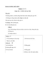 Giáo án tiếng việt 5 tuần 20 bài cánh cam lạc mẹ5 