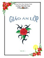 Trang Bìa Giáo Án & Kế Hoạch