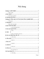 Tính toán thiết kế hệ thống xử lý nước thảy cho công ty dệt nhuộm Sài Gòn công suất 2000 m3 một ngày