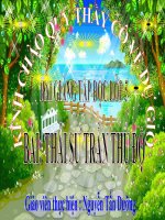 Bài giảng tiếng việt 5 tuần 20 bài thái sư trần thủ độ11 