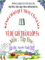 Bài giảng tiếng việt 5 tuần 20 bài thái sư trần thủ độ7 