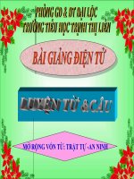 Bài giảng tiếng việt 5 tuần 23 bài mở rộng vốn từ trật tự an ninh9 