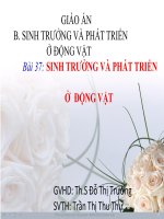 bai 37.Sinh trưởng và phát triển ở động vật