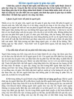 ĐỂ LÀM NGƯỜI QUẢN LÍ GIÁO DỤC GIỎI