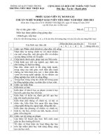 PL1: PHIEU GV TU DANH GIA CHUAN NNGVTH