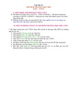 GIỚI THIỆU MÔ HÌNH DẠY HỌC VNEN